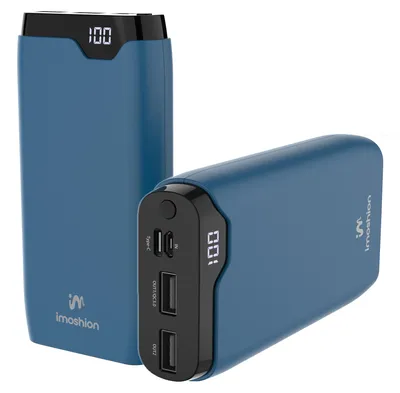 Produktbild von imoshion Powerbank - 20.000 mAh - Schnelles Aufladen und Power Delivery - Blau