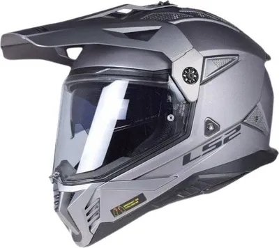 Produktbild von Motorradhelm LS2 MX702 Pioneer II Matttitan Größe M Sicherheitshelm