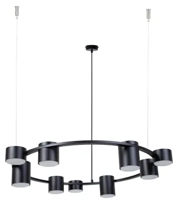 Obrázok produktu pre Luster KODO čierny 9xGX53x12W kov rozmery: 150x72x72 cm IP20 Sigma Lighting