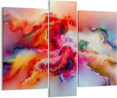 Produktbild von Bild auf Leinwand - Leinwandbild - Abstraktion modern - 95x80cm - Wand Bild - Wanddeko - Wandbilder - Leinwanddruck - Bilder - Kunstdruck - Wanddekoration - Leinwand bilder - Wandkunst - CB95x80-4035