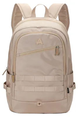 Produktbild von Aoking Rucksack Schwarz Uni mit Reißverschluss Polyester Casual Black B UNICA 31x18x47 cm