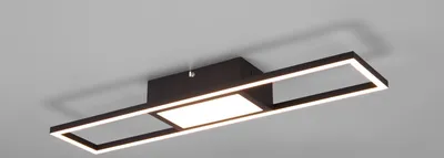 Produktbild von Reality Leuchten LED Deckenleuchte Rigido schwarz