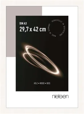 Produktbild von nielsen Holz Bilderrahmen Essential, 29,7x42 cm (A3), Weiß