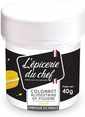 Produktbild von Lebensmittelfarbe Pulver 40 g - Gelb