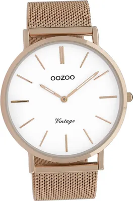 Immagine prodotto di Oozoo orologio da uomo in acciaio inossidabile C9916A orologio analogico al quarzo bracciale oro rosa Serie Vintage D2UOC9916A