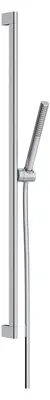 Doucheset mit Duschkopf, Schlauch 1,60 m, Stange 0,90 m, chrom
