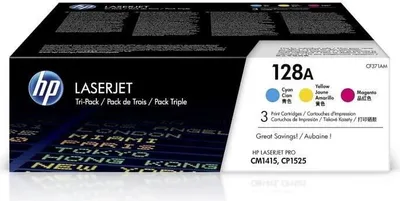 Image de HP Toner Multi Pack CF 371 AM C/M/Y No. 128 A