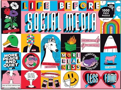 Zdjęcie produktu dla Life Before Social Media 1000 Piece Puzzle