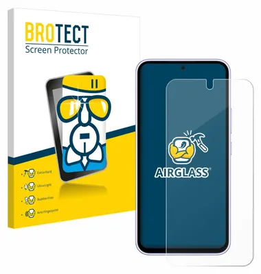 A product shot of a screen protector and its packaging.