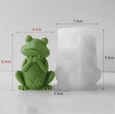 Produktbild von INF Silikon-Froschform für die Kerzenherstellung - J-5070