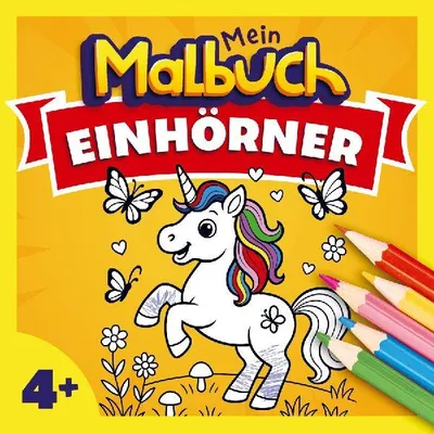 Produktbild von Malbuch Einhorn für Kinder ab 4 Jahren