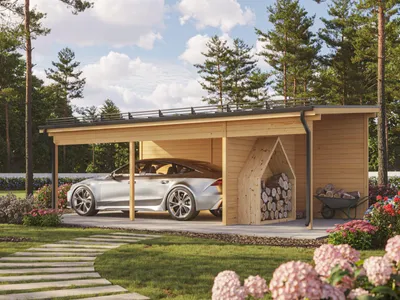 Produktbild von Fjordholz Carport Modell Dieter 44