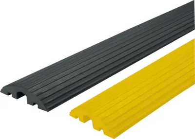 Produktbild von Moravia Kabelbrücke klein schwarz 3 Kabelkanäle 1200 x 210 x 65 mm