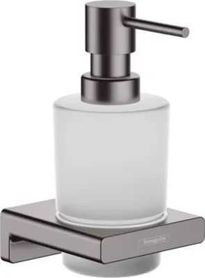 Productafbeelding van Zeepdispenser ADDSTORIS, wandmontage, geborsteld zwart, geborsteld zwart