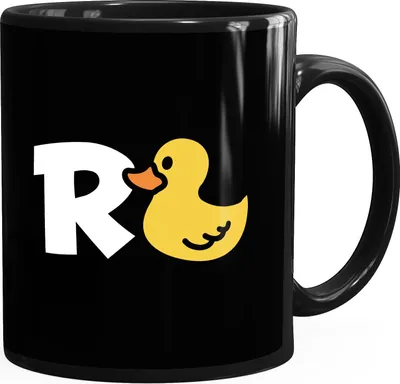 Produktbild von Kaffee-Tasse Rentner Motiv Ente lustiges Geschenk zur Rente witziger Spruch zum Ruhestand MoonWorks® uni - schwarz Keramik-Tasse
