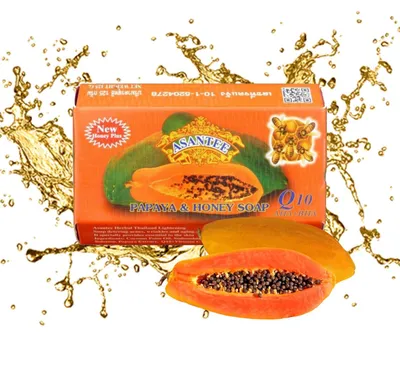 Obrázok produktu pre Mydlo Asantee s papájou a medom, 125 g.