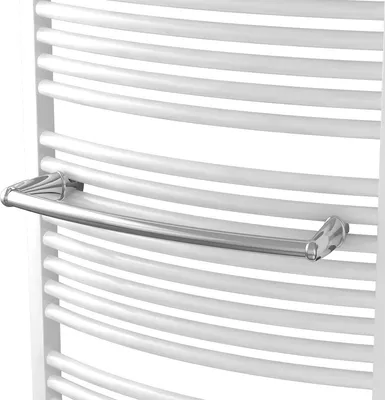 Produktbild von XIMAX Handtuchstange Design gebogen 460 mm für Badheizkörper "Chrom", 53134