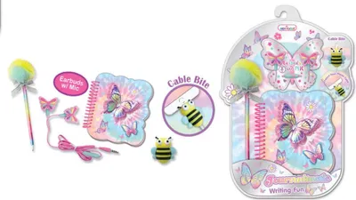 Produktbild von Sada sluchátek se špunty do uší pero Butterfly