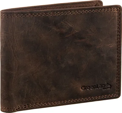 Produktbild von GreenLand Nature Leder Kartenetui Monte Card Case Brown braun