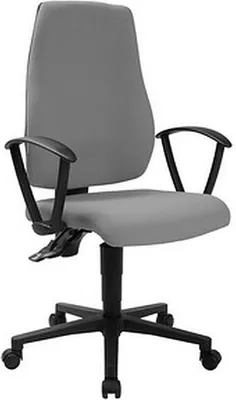 Produktbild von Topstar Bürodrehstuhl Maxx 500 grau-Teppichbodenrollen