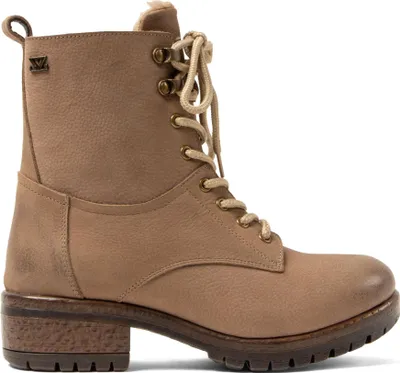Produktbild von Lazamani Kia Damen Leder-Schnürboots Taupe Größe 40