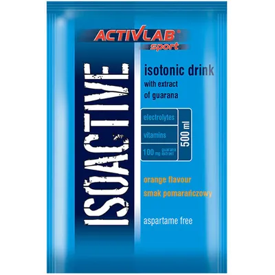 Obrázek produktu pro Izotonický nápoj v prášku pomerančový 31,5 g Isoactive
