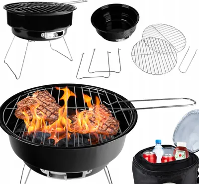 Zdjęcie produktu dla Grill Turystyczny Przenośny Torba Easy BBQ PAKO GQ2