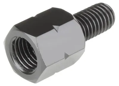 Produktbild von Spiegeladapter schwarz Citomerx (Spiegel: M10 Linksgewinde / Lenker: M8 Rechtsgewinde)