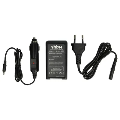 Produktbild von vhbw Ladegerät kompatibel mit Panasonic Lumix DMC-SZ7, DMC-SZ5, DMC-SZ7K, DMC-SZ1R, DMC-SZ1K, DMC-SZ1S Kamera - Ladeschale, Kfz-Adapter Ladeanzeige