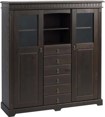 Produktbild von Highboard kolonial Kiefer massiv 144 cm Cordoba