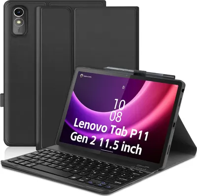 Produktbild von Zabatoco Hülle mit Tastatur 11,5 Zoll Bluetooth QWERTZ für Lenovo Tab P11 Schwarz