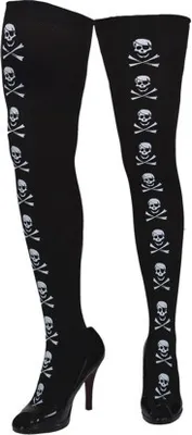 Produktbild von Strumpfhose Totenkopf