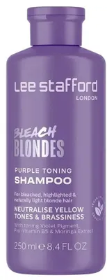 Produktbild von Lee Stafford Blondierungsshampoo für blondierte Haare mit lila Pigment (250 ml)
