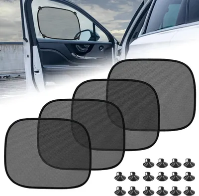 Obrázek produktu pro Sluneční clony do automobilu na boční okna, univerzální, snadná montáž, ochrana proti slunci