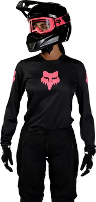 Image de FOX W Blackout Jersey Black/Black M Motocross Jersey