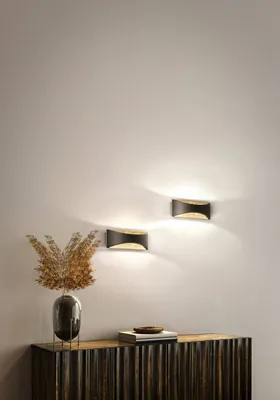 Produktbild von Fischer & Honsel Rio LED Wandleuchte 5,2W warmweiss Acryl sandschwarz 30529