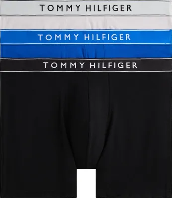 Produktbild von Tommy Hilfiger Herren 3er Pack Boxershorts Briefs aus Baumwolle mit Stretch, Meh