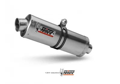 Obrázek produktu pro MIVV Oválný dvojitý výfuk Slip-on z nerezové oceli pro YAMAHA XT 660 X/R