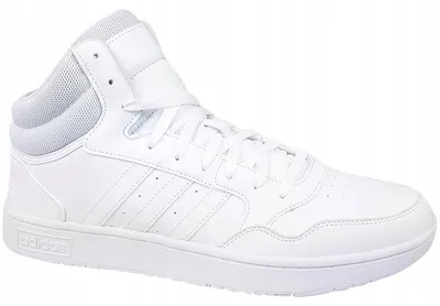 Image de Adidas - Baskets pour homme « Hoops 3.0 » PP3137 (40 EU) (blanc)