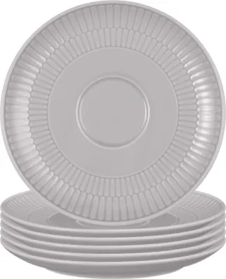 Produktbild von Seltmann Weiden Amina silbergrau  Kombi-Untertasse 16 cm 6er Set
