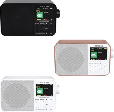 Produktbild von Kenwood CR-M30DAB-W, Tragbar, Digital, DAB, DAB+, FM, 87,5 - 108 MHz, 174,928 - 239,2 MHz, 3,2 W