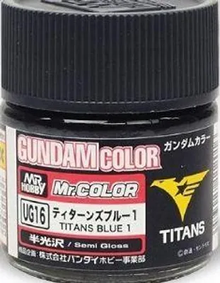 Produktbild von Mr Hobby - Gunze UG-16 - Gundam Color (10ml) Titans Blue 1 - Neu