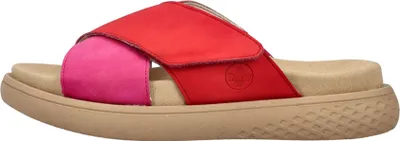 Produktbild von Rieker Damen Pantolette pflegeleicht Klettverschluss komfortabel leicht V1579, Größe:39 EU, Farbe:Rosa