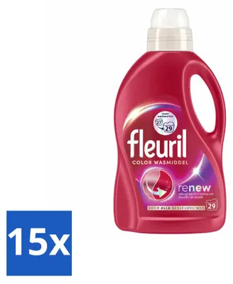 Produktbild von 15 x Fleuril Color Flüssigwaschmittel - 1,305 L - Vorteilspackung - 15 Stücke