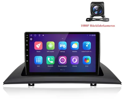 Produktbild von Android Autoradio mit Rückfahrkamera für BMW X3 E83 2004-2012 Wireless CarPlay Android Auto 8Core 6+128GB 4G LTE GPS Navigation 9 Zoll