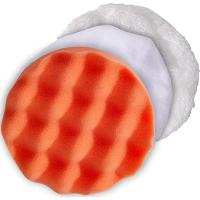 Zdjęcie produktu dla Zestaw osłon polerskich Cartrend do maszyn polerskich, wkładka polerska, talerz polerski 150 mm, 1 sztuka