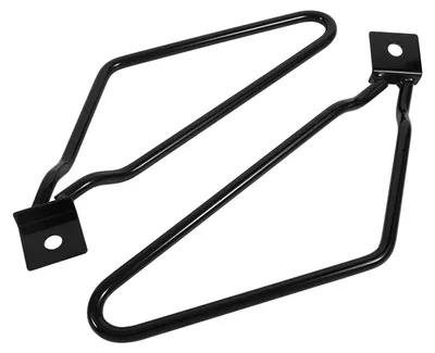 Image de 2 supports de fixation pour sacoches de moto, noir, pour XL883/1200, HD1450/1584