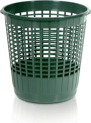 Zdjęcie produktu dla Kosz ogrodowy CAGE ciemnozielony 60l