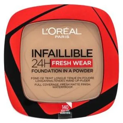Obrázok produktu pre L´Oréal Paris Infaillible 24H Fresh Wear Foundation in a Powder púdrový make-up so zmatňujúcim účinkom 140 9 g