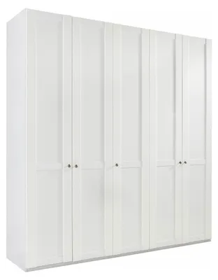 Image de Armoire New York à portes battantes, blanche, taille au choix